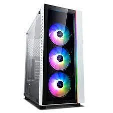 DEEPCOOL MATREXX 55 V3 ATX 3F RGB CASE WHITE (3x 120mm ARGB Fans Included) - Anigma